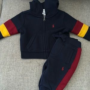 Baby Polo sweatsuit size.. 3 Months.